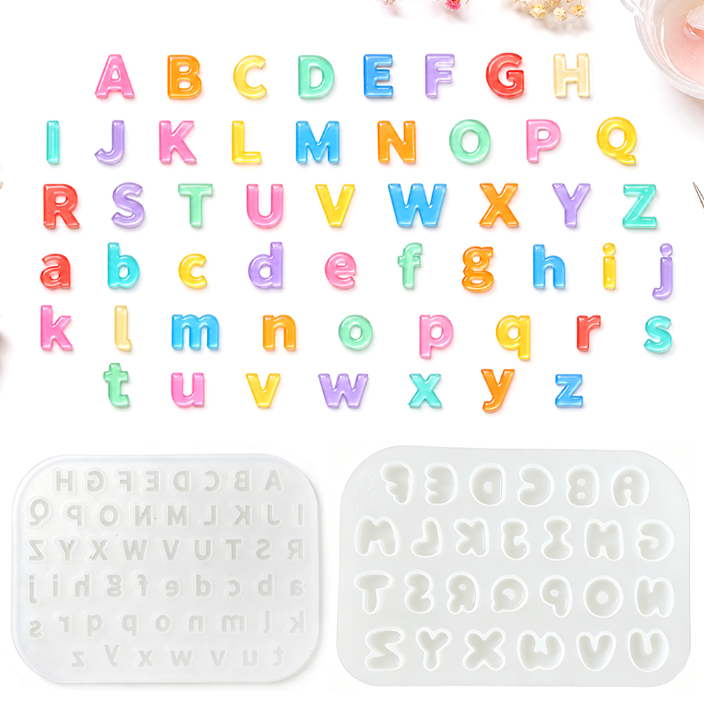 S0321 Mini Size Silicone Mold  - đánh giá và giá Resin Art Alphabet