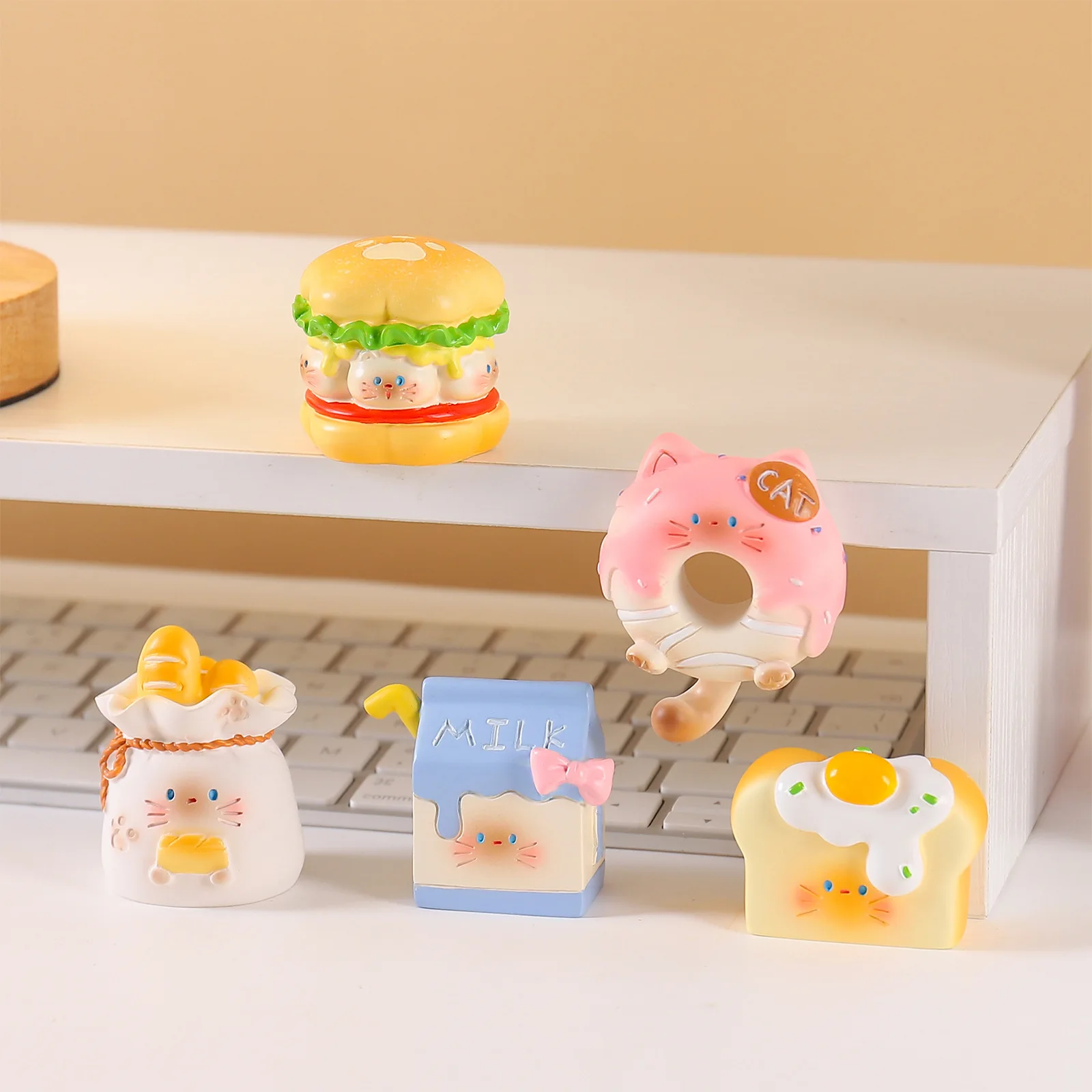 Cat Food Shop Blind Box Cute C - đánh giá và giá Resin Art Case