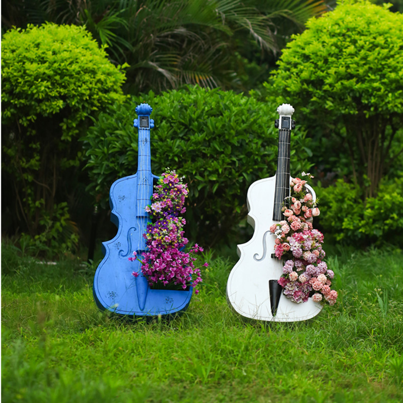Cello-Shaped Garden Statue Lar - đánh giá và giá Resin Art Wedding Gift