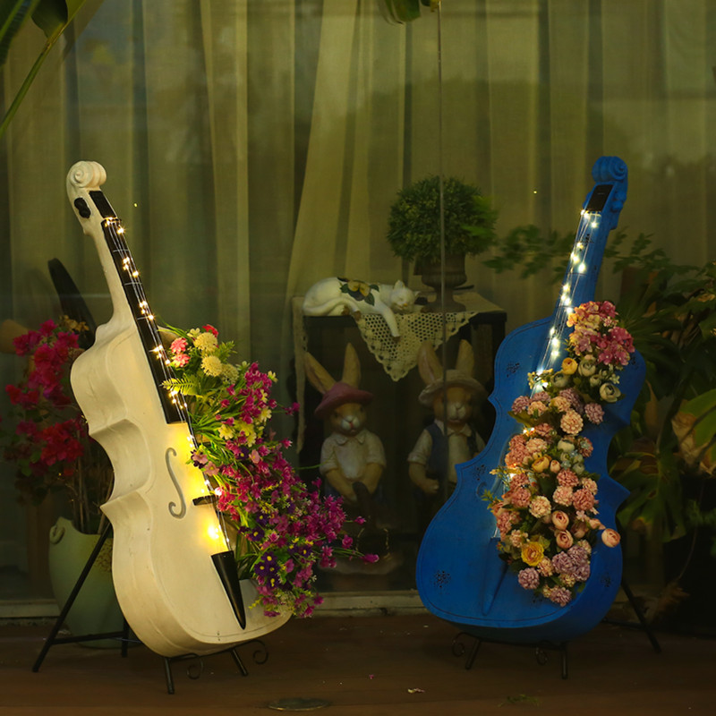 Cello-Shaped Garden Statue Lar - đánh giá và giá Resin Art Wedding Gift