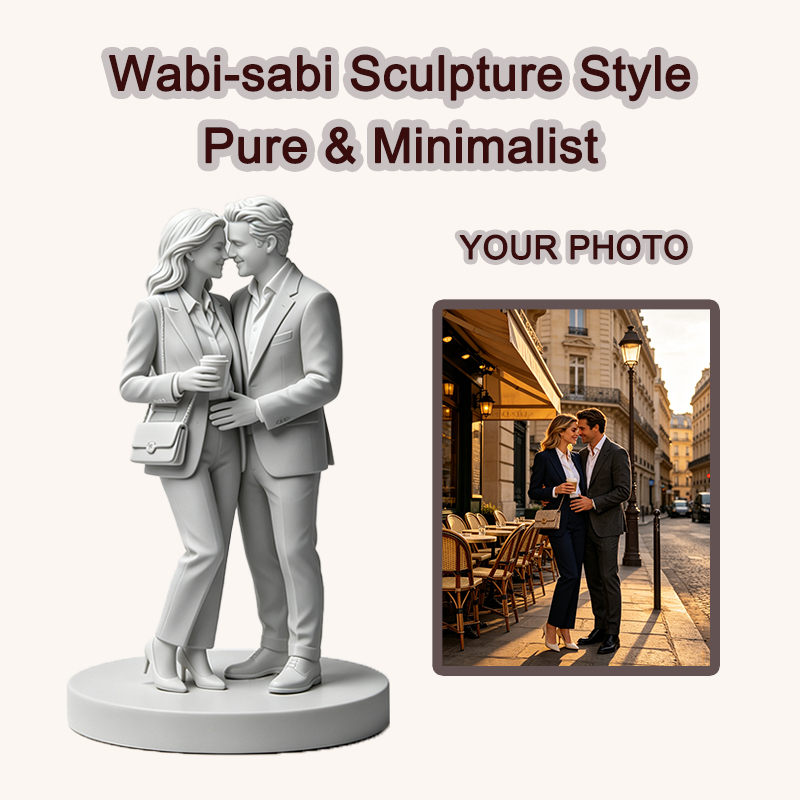 Custom 3D Printed Couple Figur - đánh giá và giá Resin Art Wedding Gift