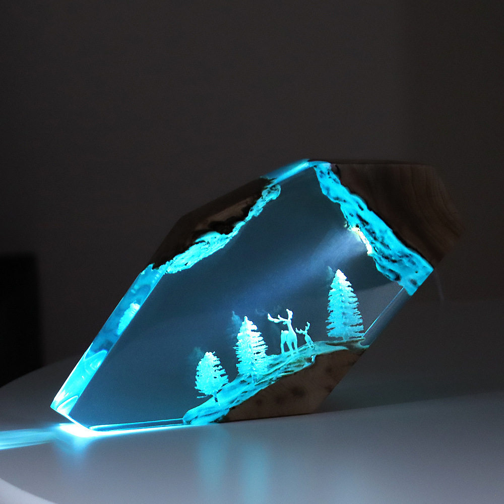 Forest Fairy Deer Desktop Art  - đánh giá và giá Resin Art Baby